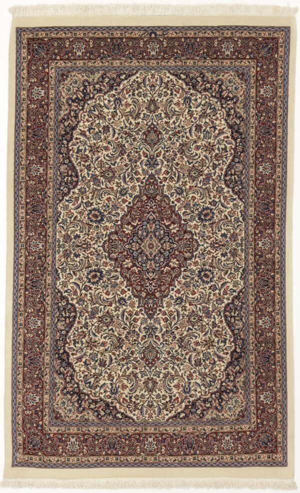 Perserteppich Isfahan 100 x 165 cm Schurwolle & Seide handgeknüpft