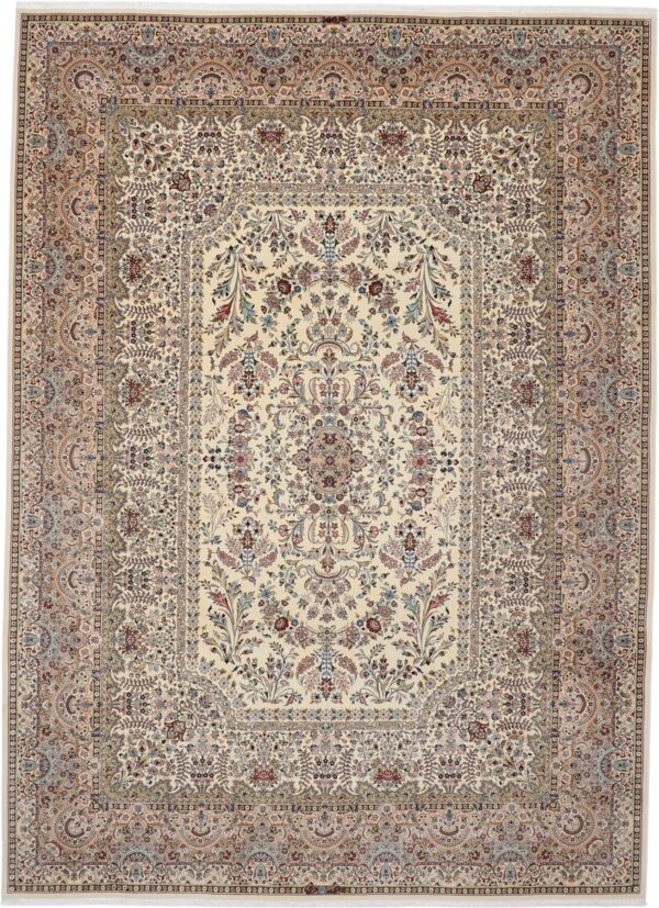 Perserteppich Isfahan 245 x 337 cm Schurwolle & Seide handgeknüpft H1