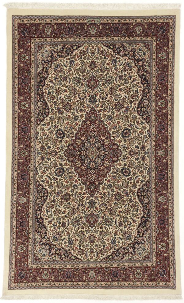 Perserteppich Isfahan 103 x 165 cm Schurwolle & Seide handgeknüpft