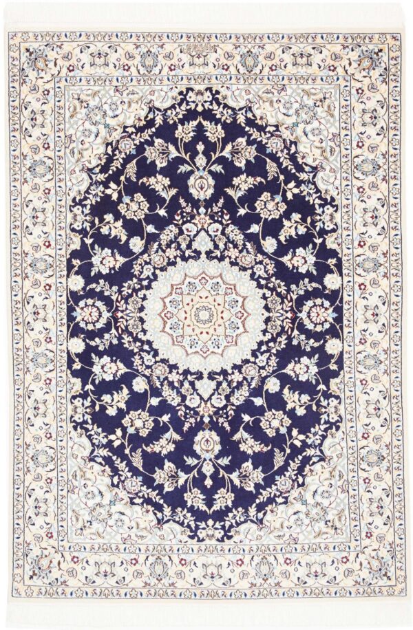 Perserteppich Nain 104 x 151 cm Schurwolle handgeknüpft exklusiv