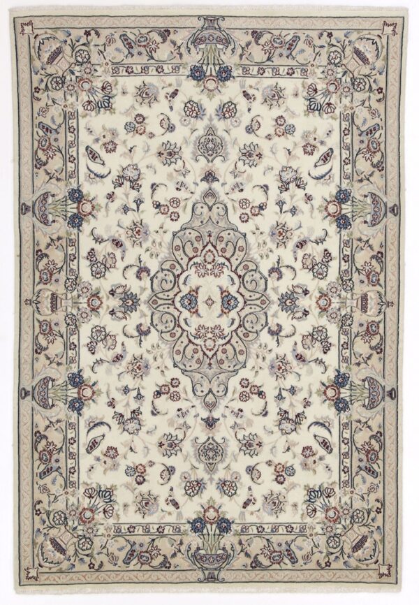 Perserteppich Isfahan 108 x 162 cm Schurwolle & Seide handgeknüpft