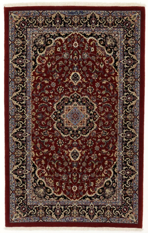 Perserteppich Isfahan 80 x 128 cm Schurwolle & Seide handgeknüpft