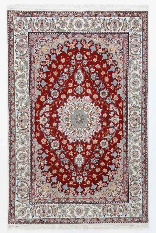Perserteppich Isfahan 110 x 170 cm Schurwolle & Seide handgeknüpft