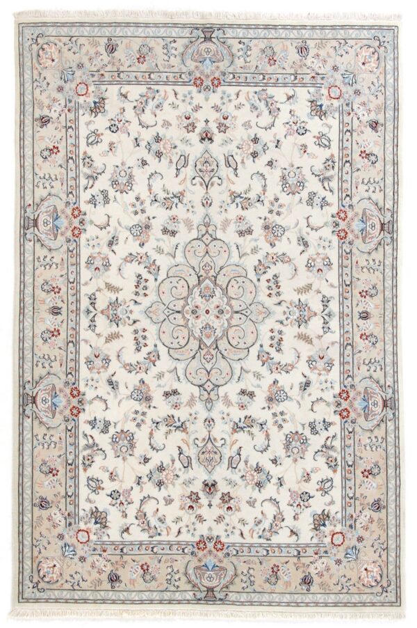 Perserteppich Isfahan 137 x 205 cm Schurwolle & Seide handgeknüpft
