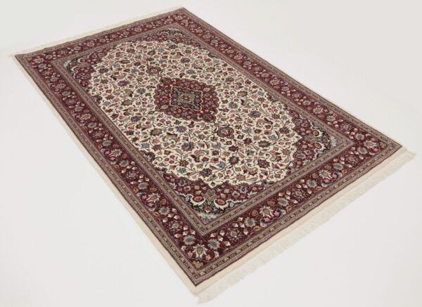 Perserteppich Isfahan 105 x 161 cm Schurwolle & Seide handgeknüpft