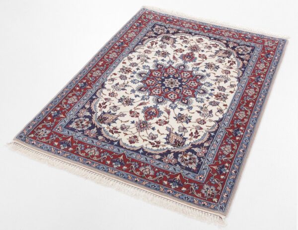 Perserteppich Isfahan 83 x 118 cm Schurwolle & Seide handgeknüpft