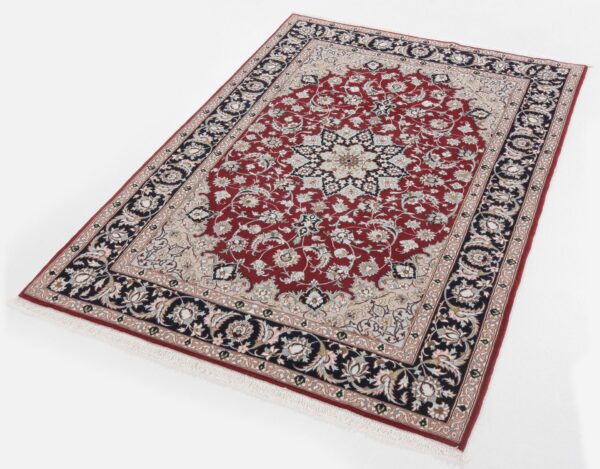 Perserteppich Isfahan 107 x 163 cm Schurwolle & Seide handgeknüpft