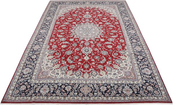 Perserteppich Isfahan 260 x 372 cm Schurwolle & Seide handgeknüpft H1