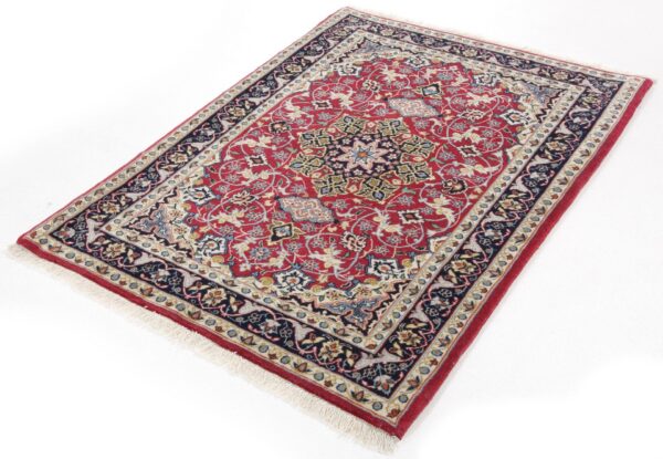 Perserteppich Isfahan 73 x 104 cm Schurwolle & Seide handgeknüpft