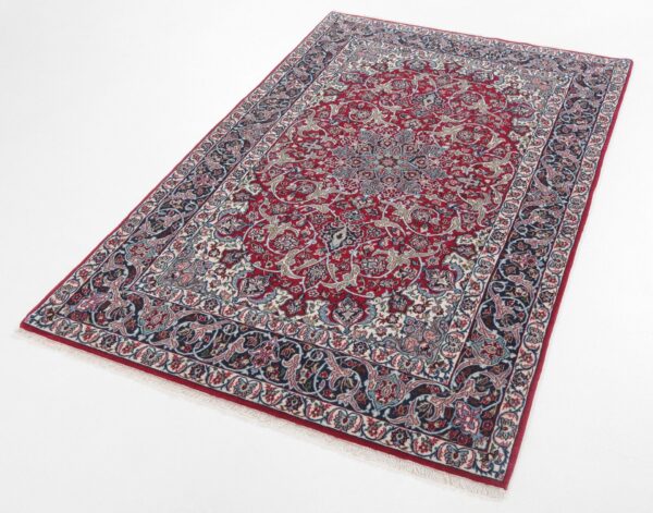 Perserteppich Isfahan 110 x 178 cm Schurwolle & Seide handgeknüpft