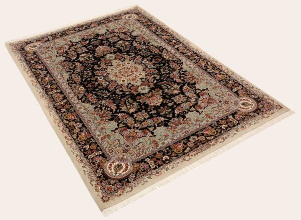 Perserteppich Isfahan 143 x 208 cm Schurwolle & Seide handgeknüpft