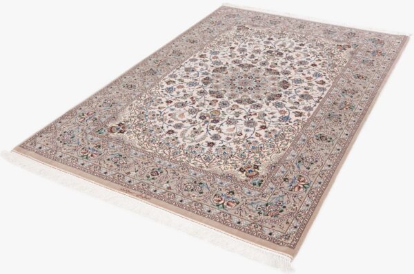Perserteppich Isfahan 140 x 215 cm Schurwolle & Seide handgeknüpft