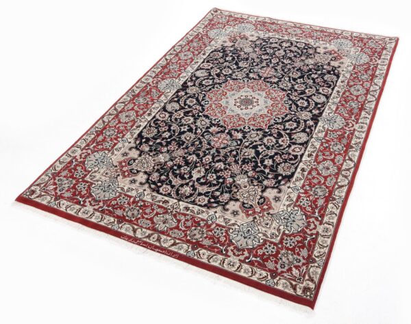 Perserteppich Isfahan 130 x 200 cm Schurwolle & Seide handgeknüpft