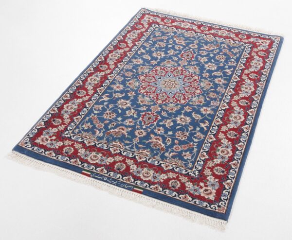 Perserteppich Isfahan 82 x 124 cm Schurwolle & Seide handgeknüpft