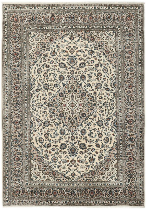 Perserteppich Kashan 255 x 365 cm Schurwolle handgeknüpft robust