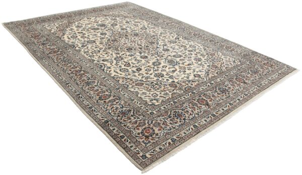 Perserteppich Kashan 255 x 365 cm Schurwolle handgeknüpft robust