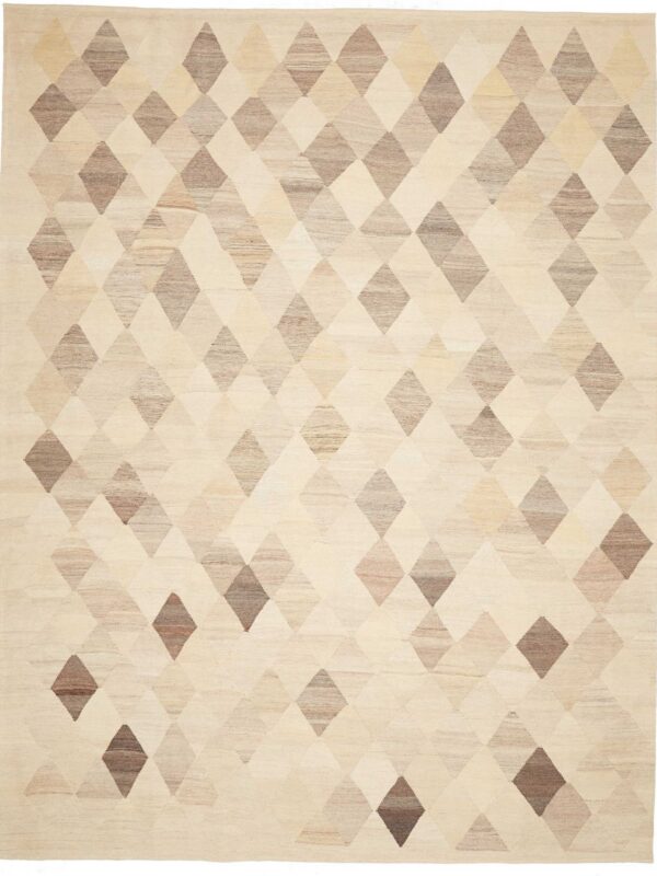 Orientteppich Iran 274 x 353 cm Schurwolle handgewebt rustikal