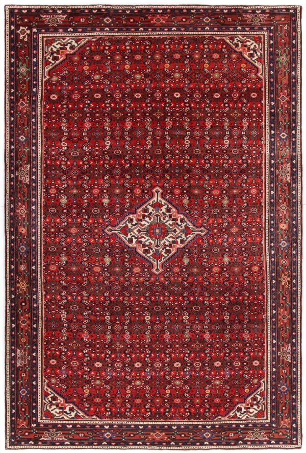 Perserteppich Hosseinabad 210 x 315 cm Schurwolle handgeknüpft