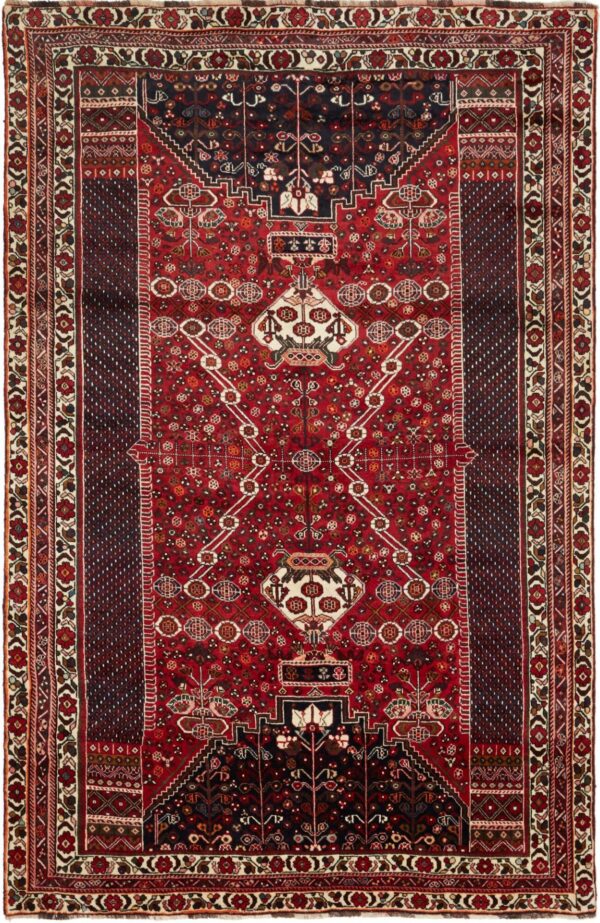 Orientteppich Gashghai 176 x 277 cm Schurwolle handgeknüpft unikat