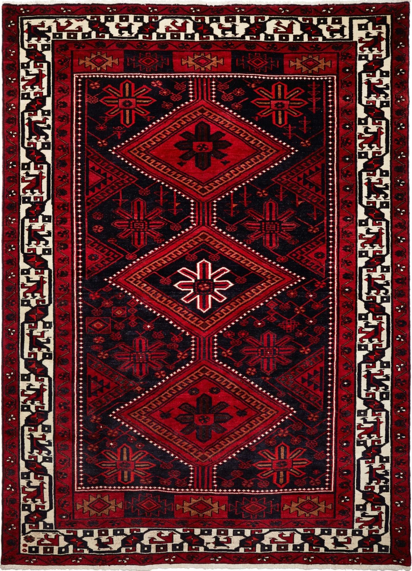 Perserteppich Lori 223 x 302 cm Schurwolle handgeknüpft robust
