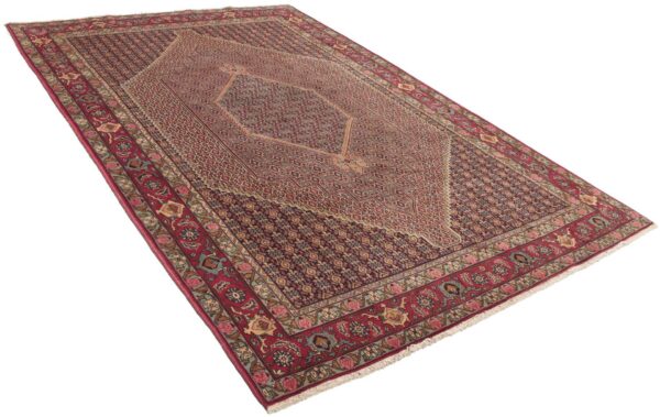 Perserteppich Senneh 203 x 310 cm Schurwolle handgeknüpft