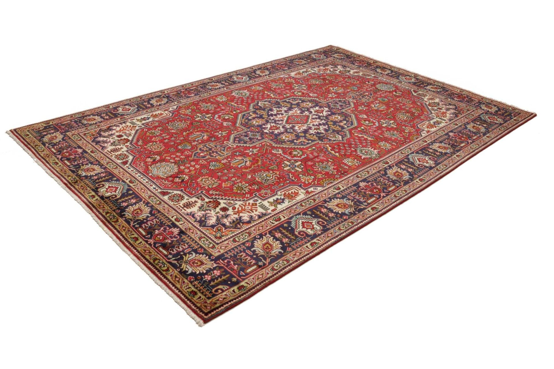 Perserteppich Täbriz 208 x 308 cm Schurwolle handgeknüpft hochwertig