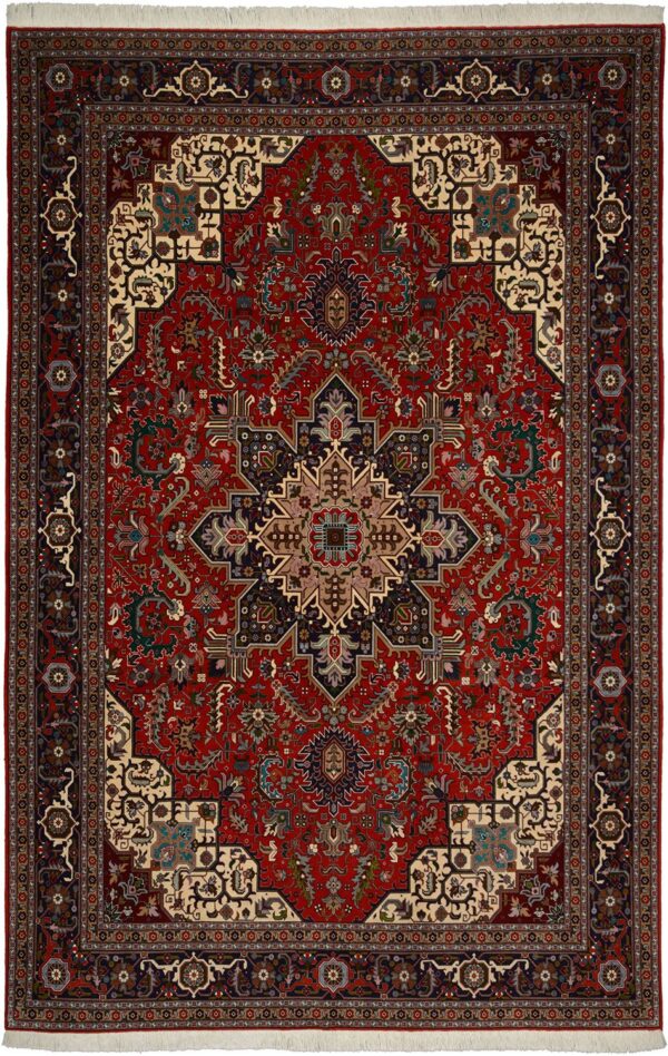 Perserteppich Täbriz 205 x 313 cm Schurwolle handgeknüpft Mahi