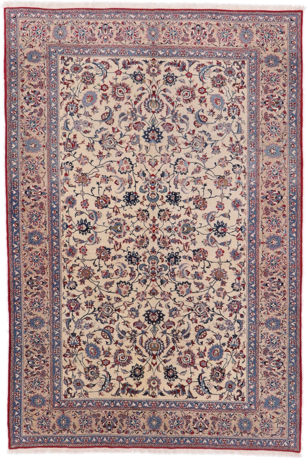Perserteppich Isfahan 159 x 237 cm Schurwolle handgeknüpft