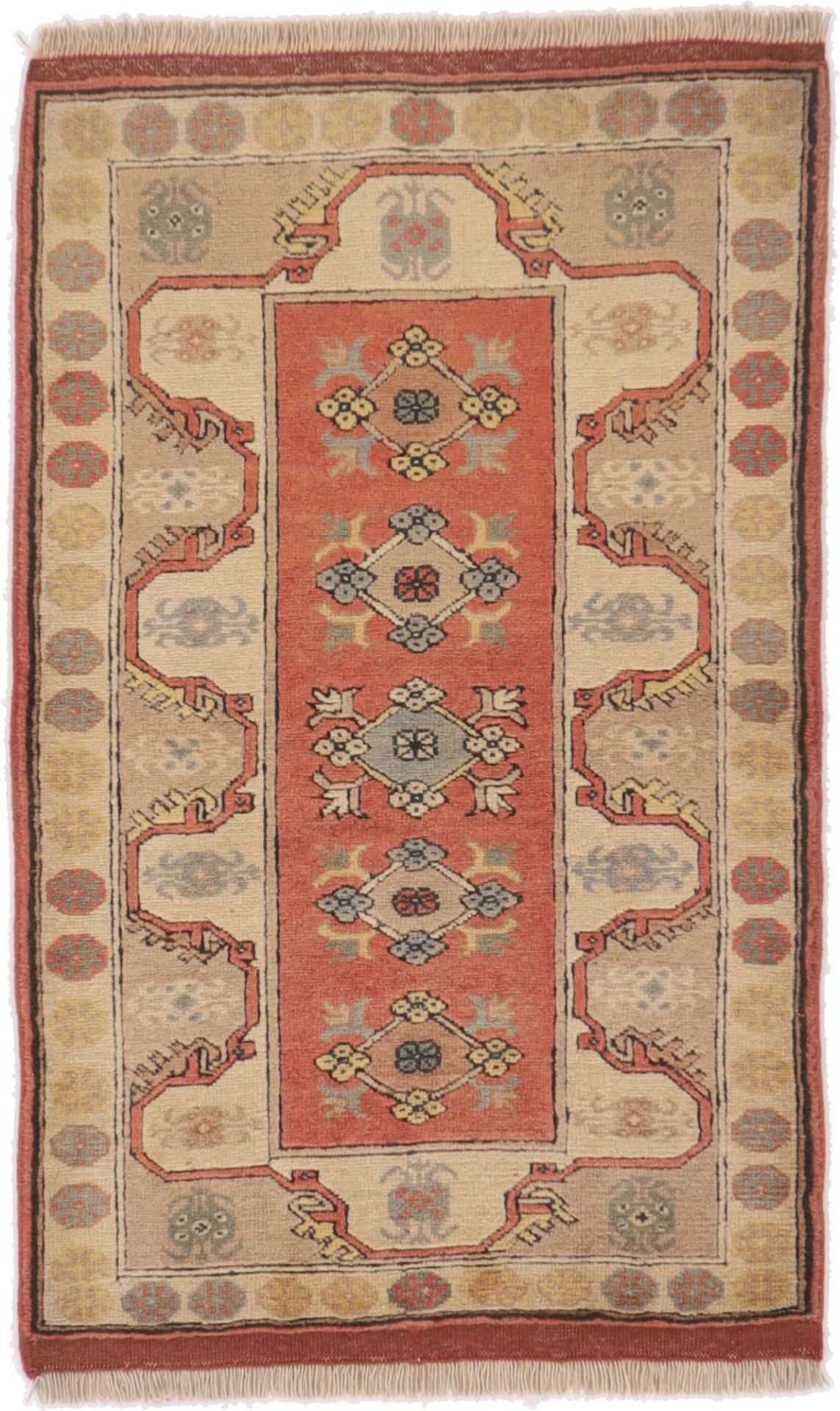 Perserteppich Kars 132 x 82 cm Schurwolle handgeknüpft