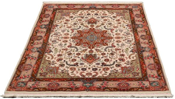 Perserteppich Täbriz 146 x 218 cm Schurwolle Seide handgeknüpft