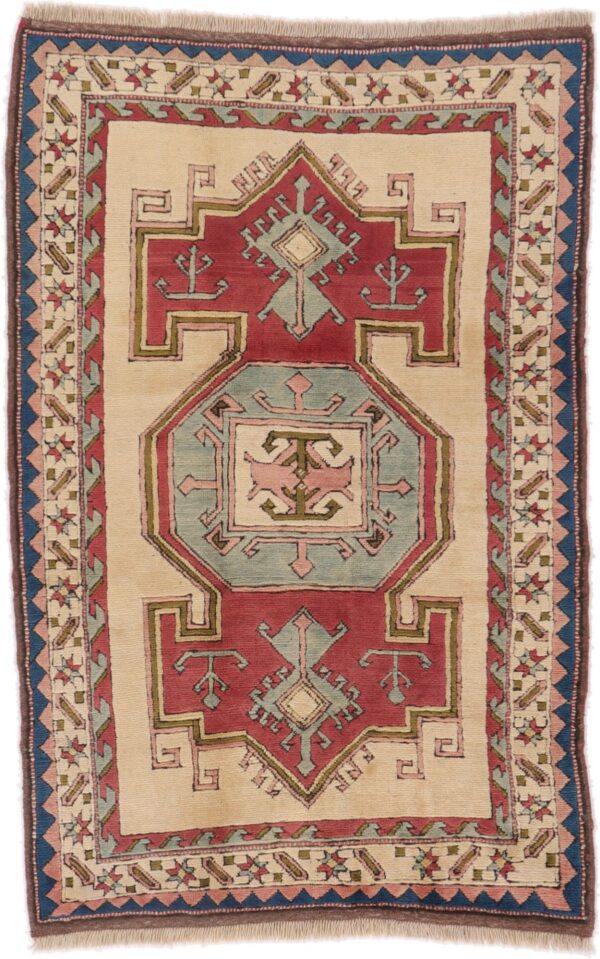 Perserteppich Kars 195 x 128 cm Schurwolle handgeknüpft