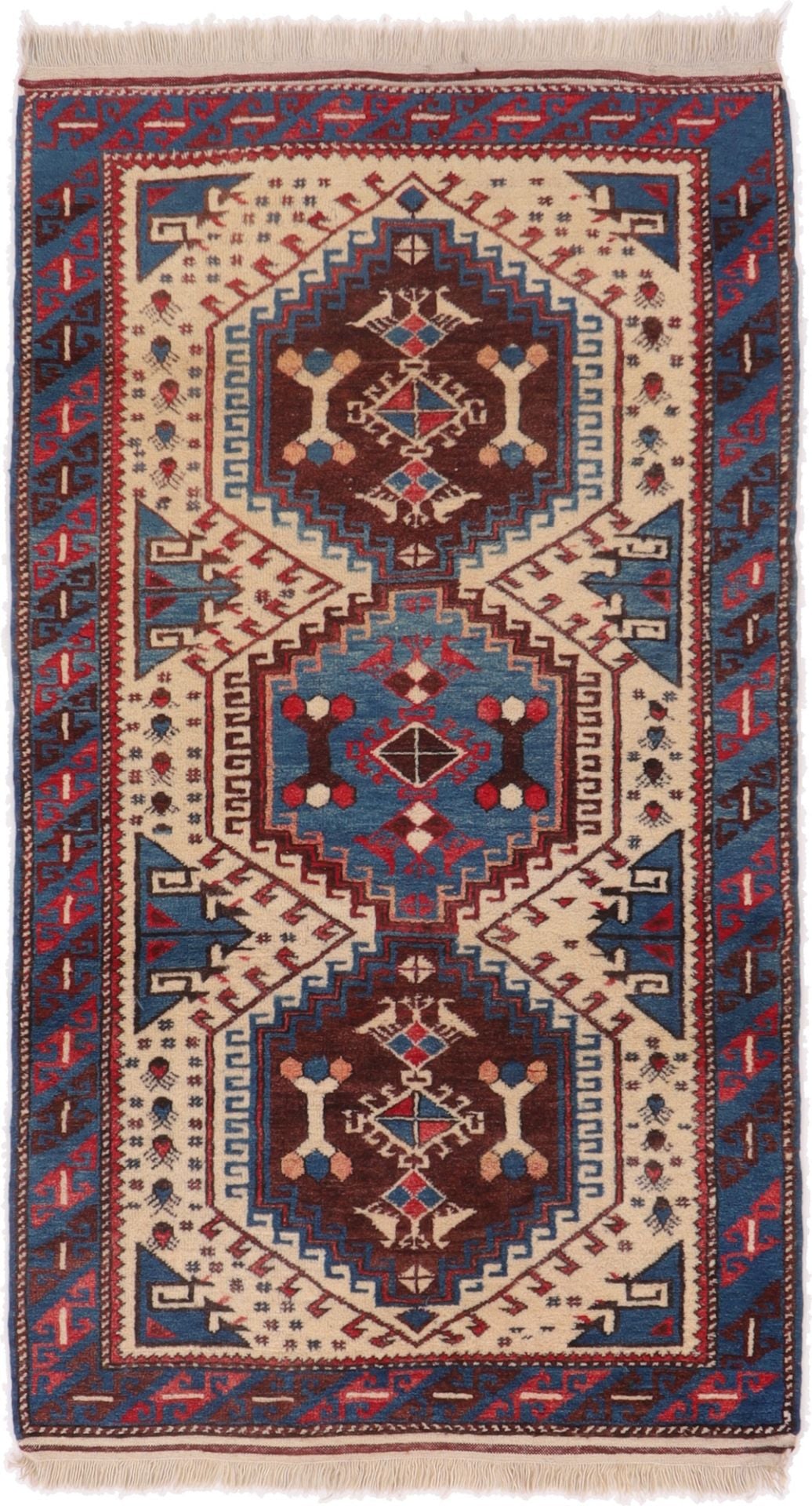 Perserteppich Kars 176 x 102 cm Schurwolle handgeknüpft