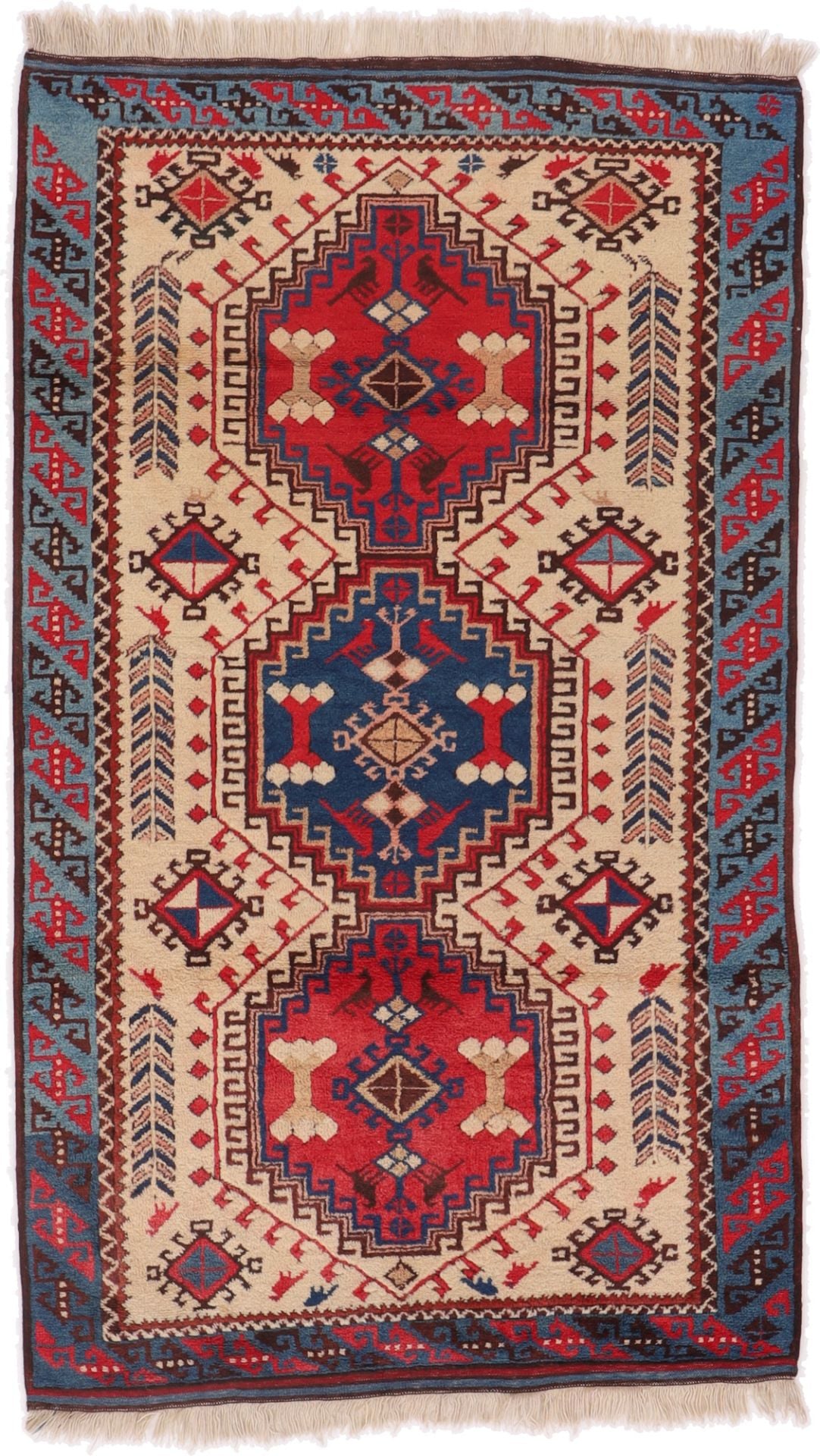 Perserteppich Kars 172 x 103 cm Schurwolle handgeknüpft