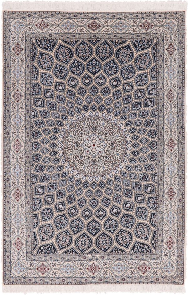 Perserteppich Nain 6La 157 x 235 cm Schurwolle Seide handgeknüpft