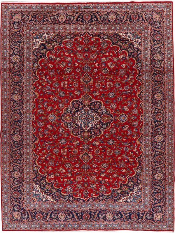 Perserteppich Kashan 300 x 395 cm Schurwolle handgeknüpft H1