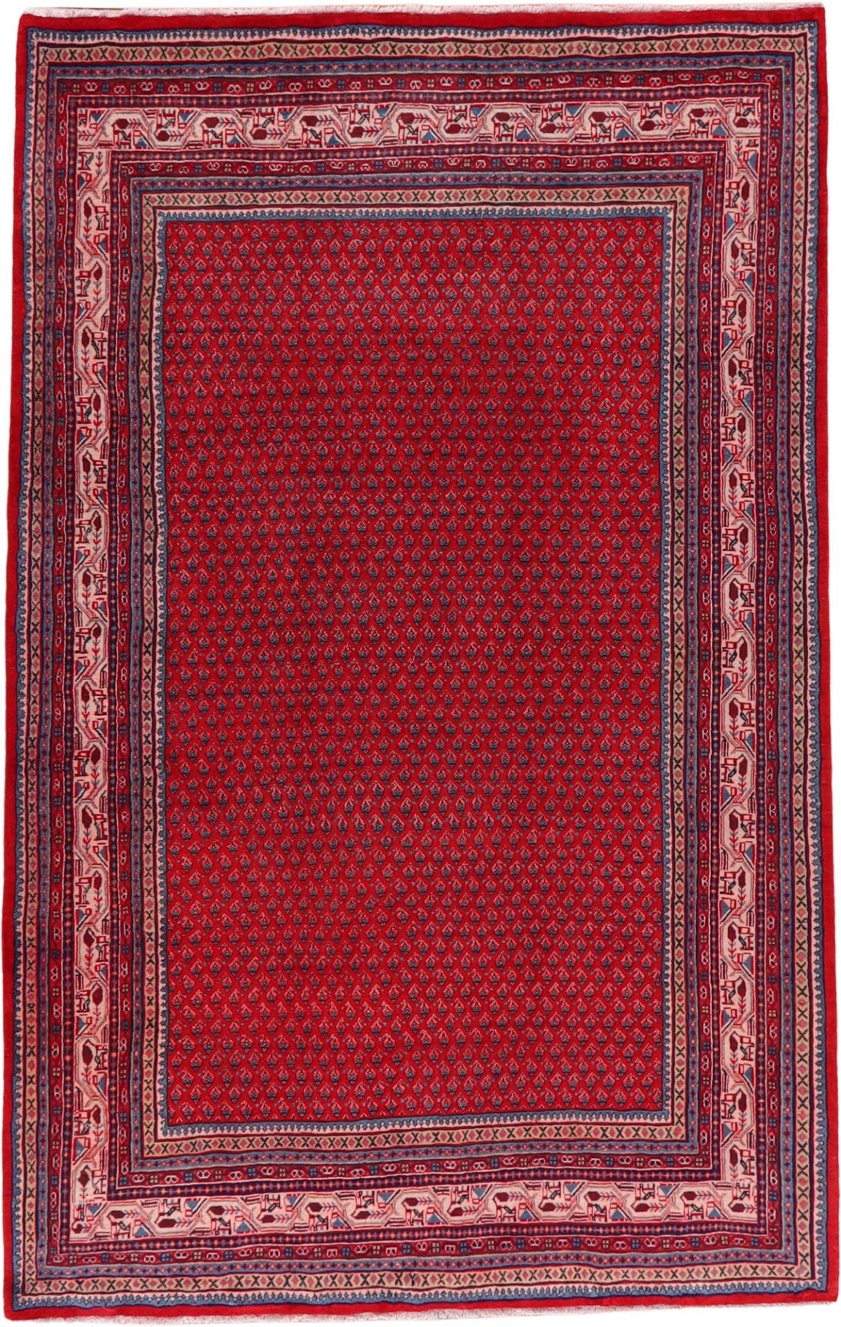 Perserteppich Mir 208 x 325 cm Schurwolle handgeknüpft langlebig
