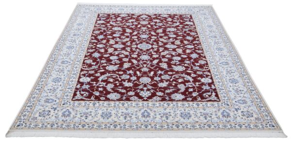 Perserteppich Nain 207 x 304 cm Schurwolle Seide handgeknüpft