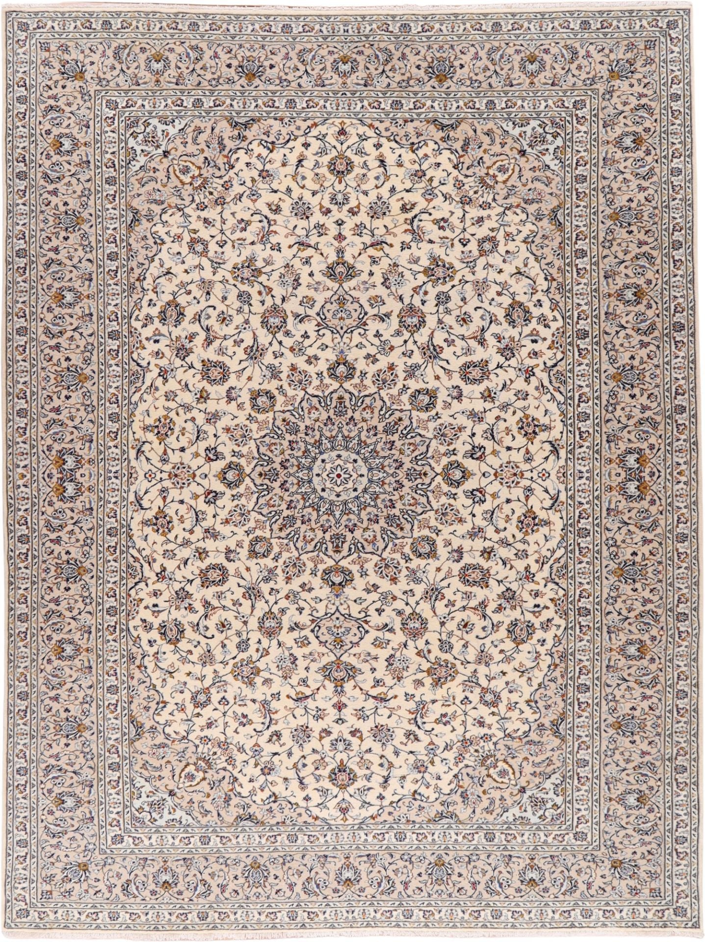 Perserteppich Kashan 300 x 400 cm Schurwolle handgeknüpft
