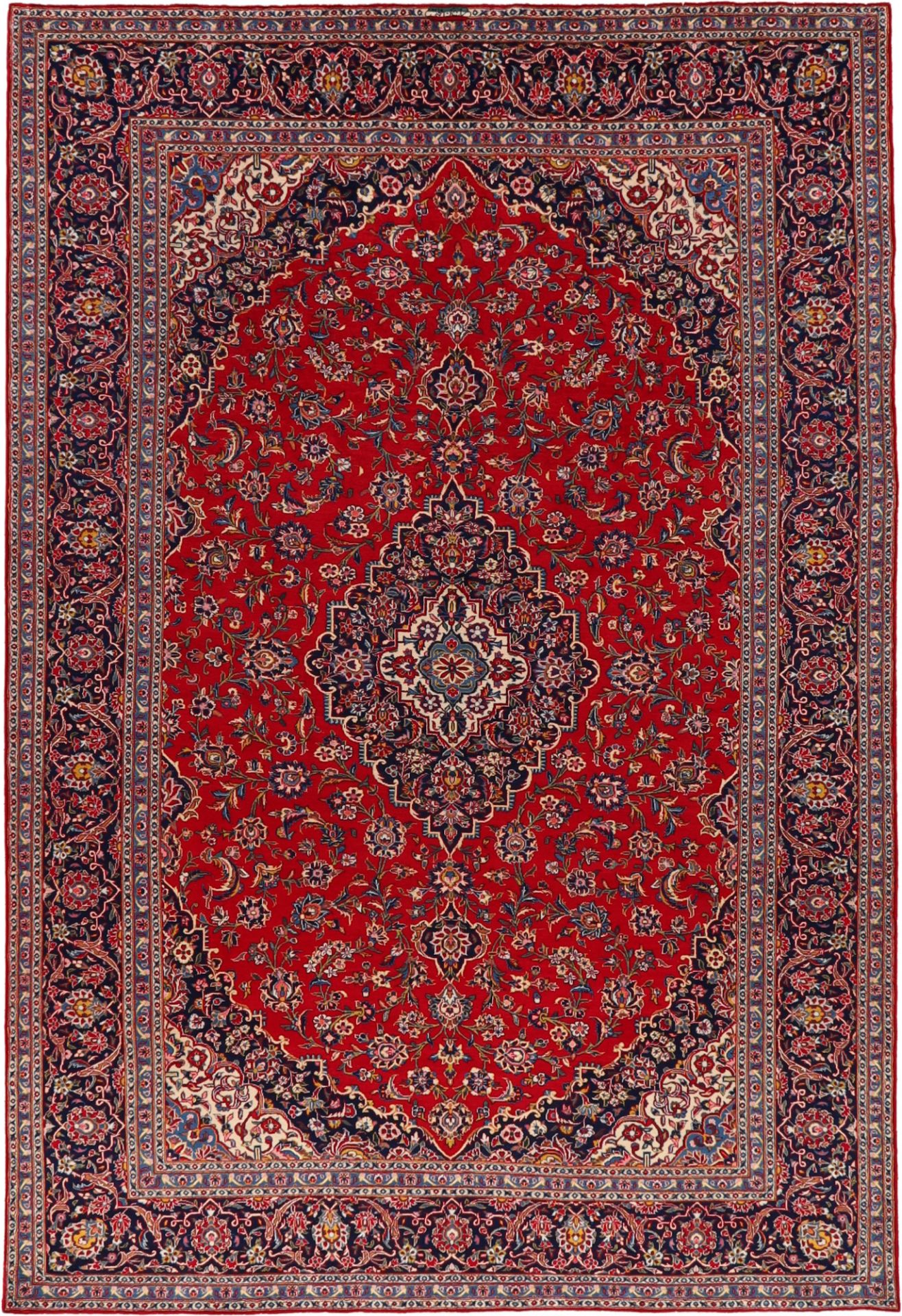 Perserteppich Sarough 310 x 325 cm Schurwolle handgeknüpft