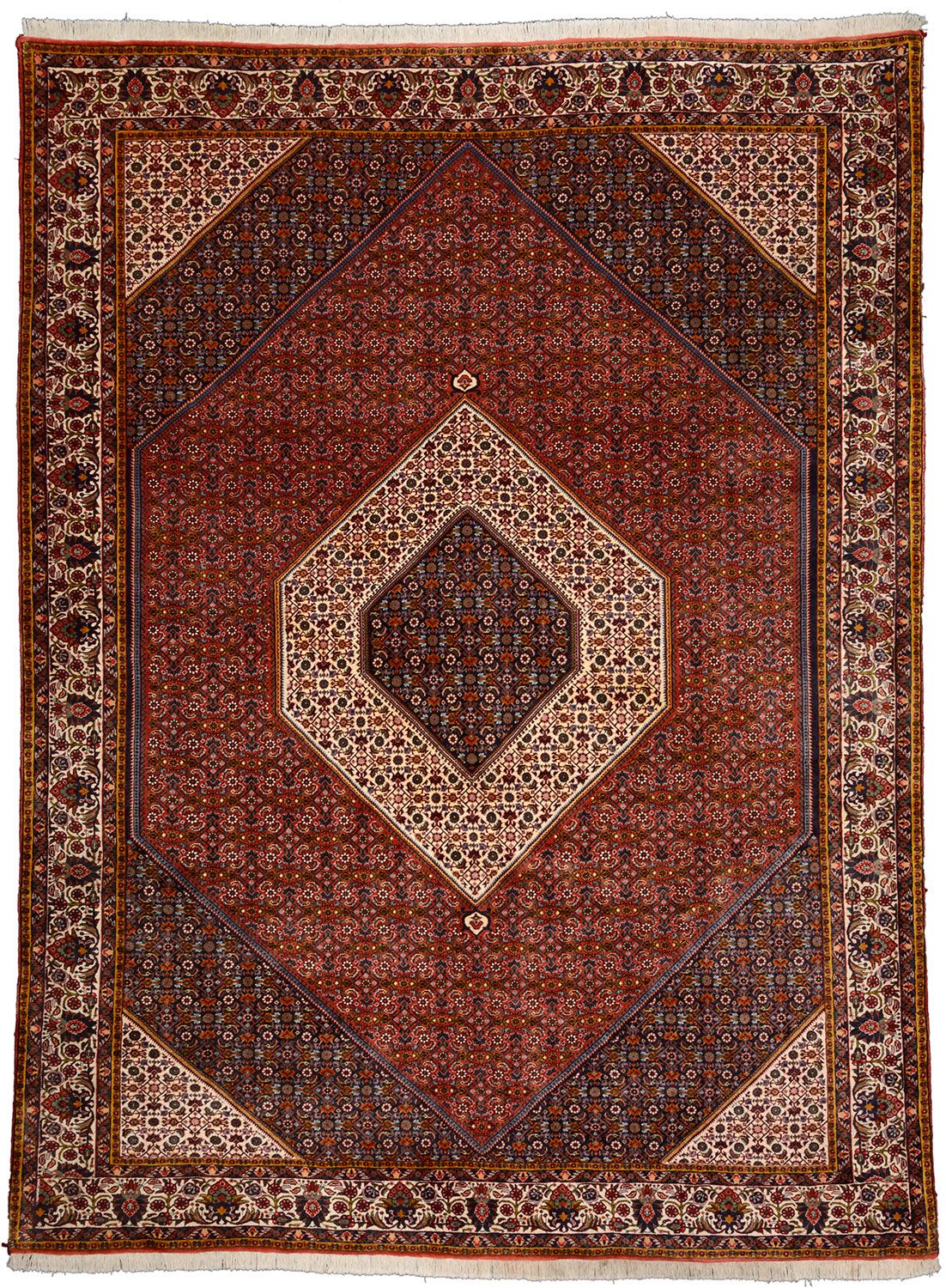 Perserteppich Bidjar 253 x 339 cm Schurwolle handgeknüpft antik
