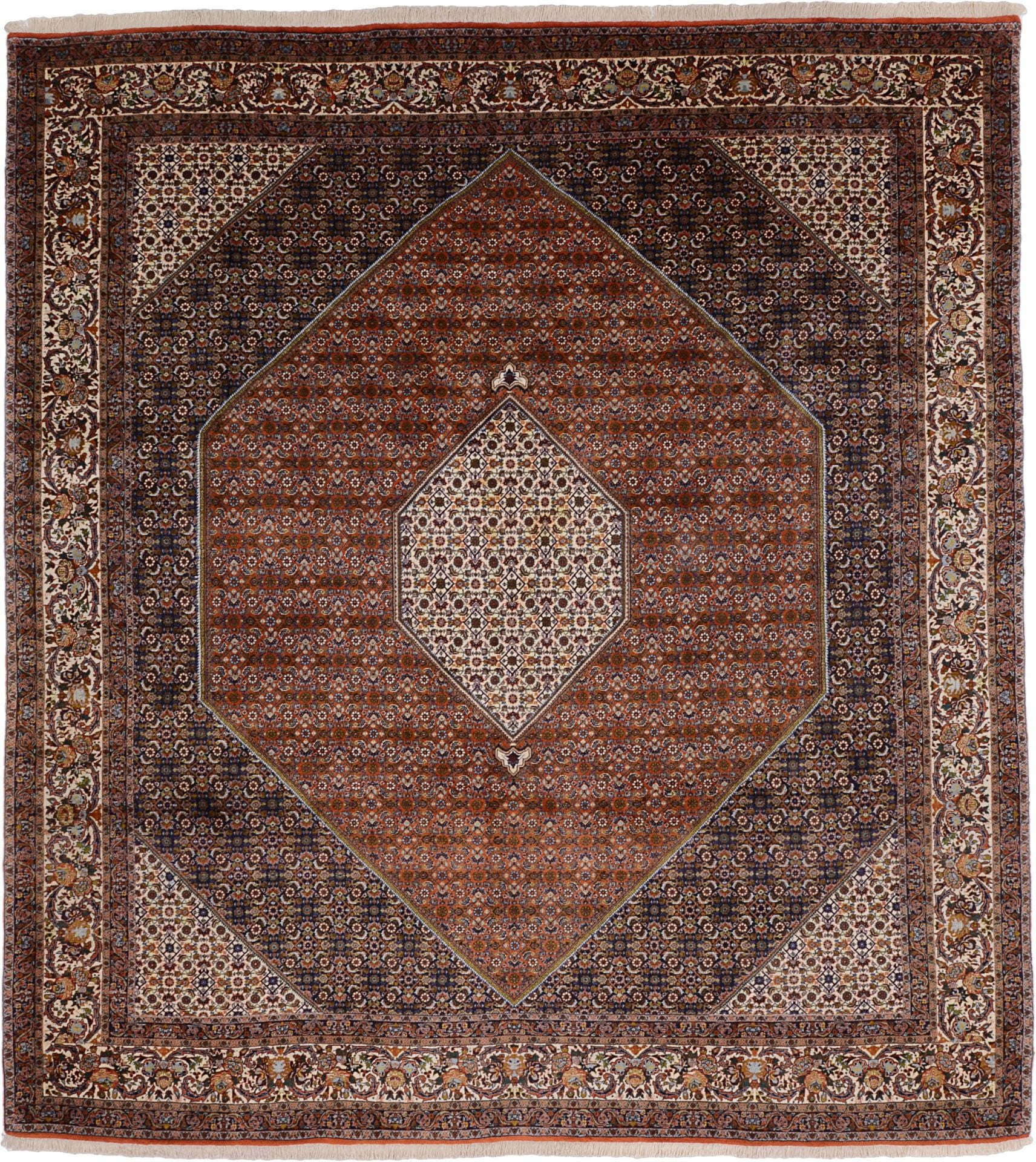 Perserteppich Bidjar 350 x 255 cm Schurwolle handgeknüpft robust