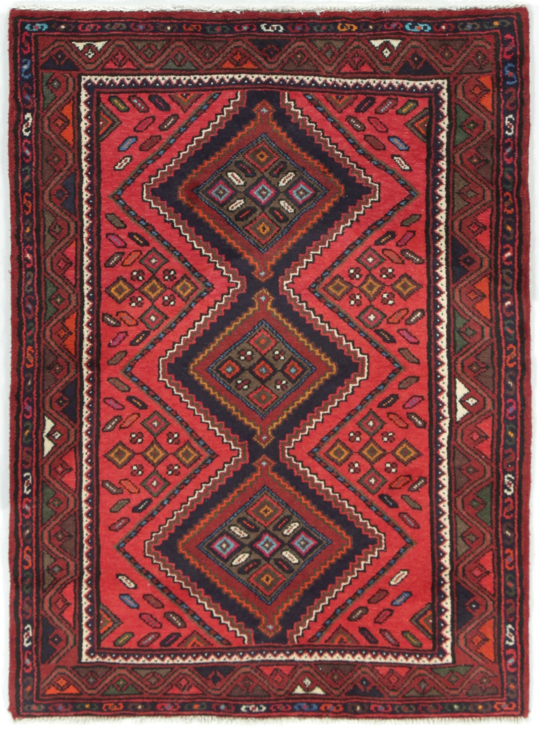 Perserteppich Iran 100 x 140 cm Schurwolle handgeknüpft