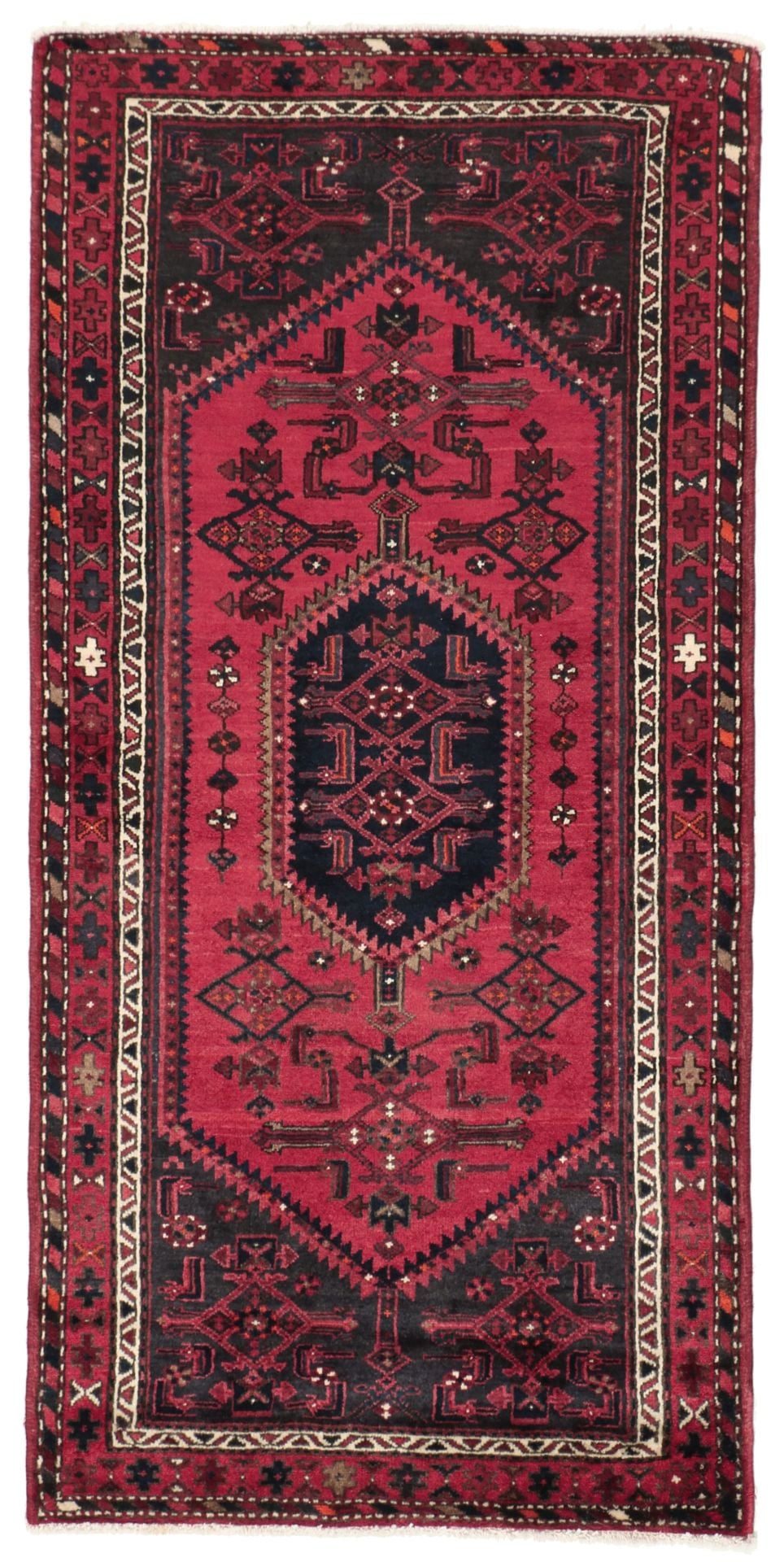 Perserteppich Isfahan 105 x 212 cm Schurwolle handgeknüpft