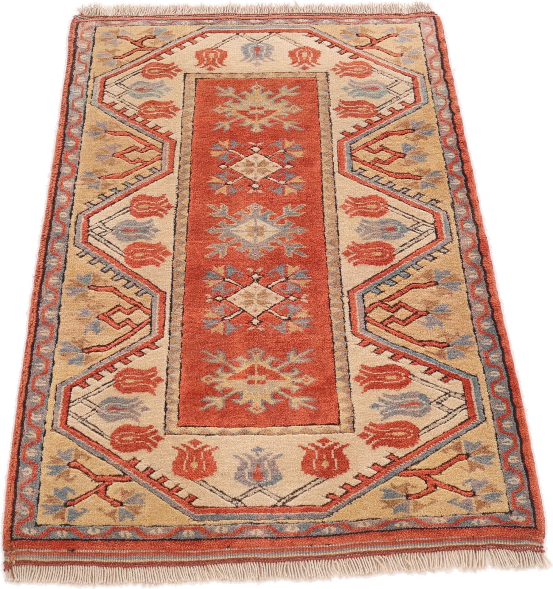 Perserteppich Kars 130 x 82 cm Schurwolle handgeknüpft