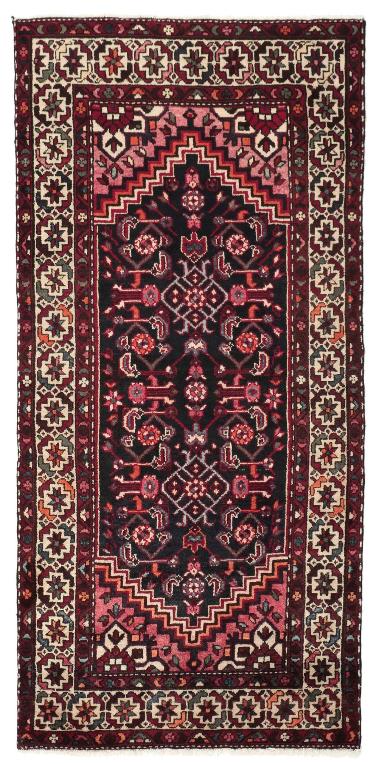 Perserteppich Iran 106 x 220 cm Schurwolle handgeknüpft