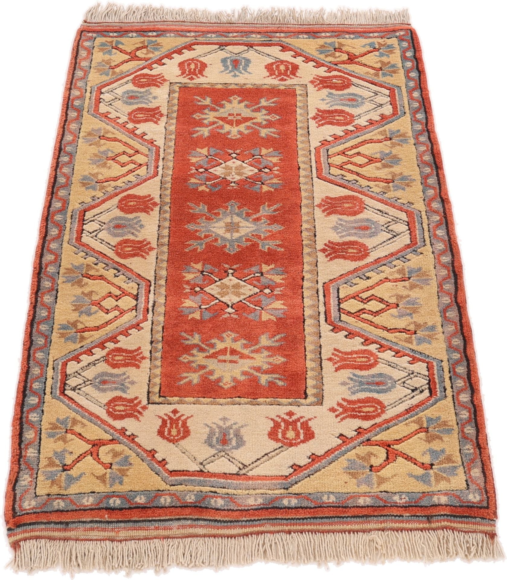 Perserteppich Kars 125 x 82 cm Schurwolle handgeknüpft