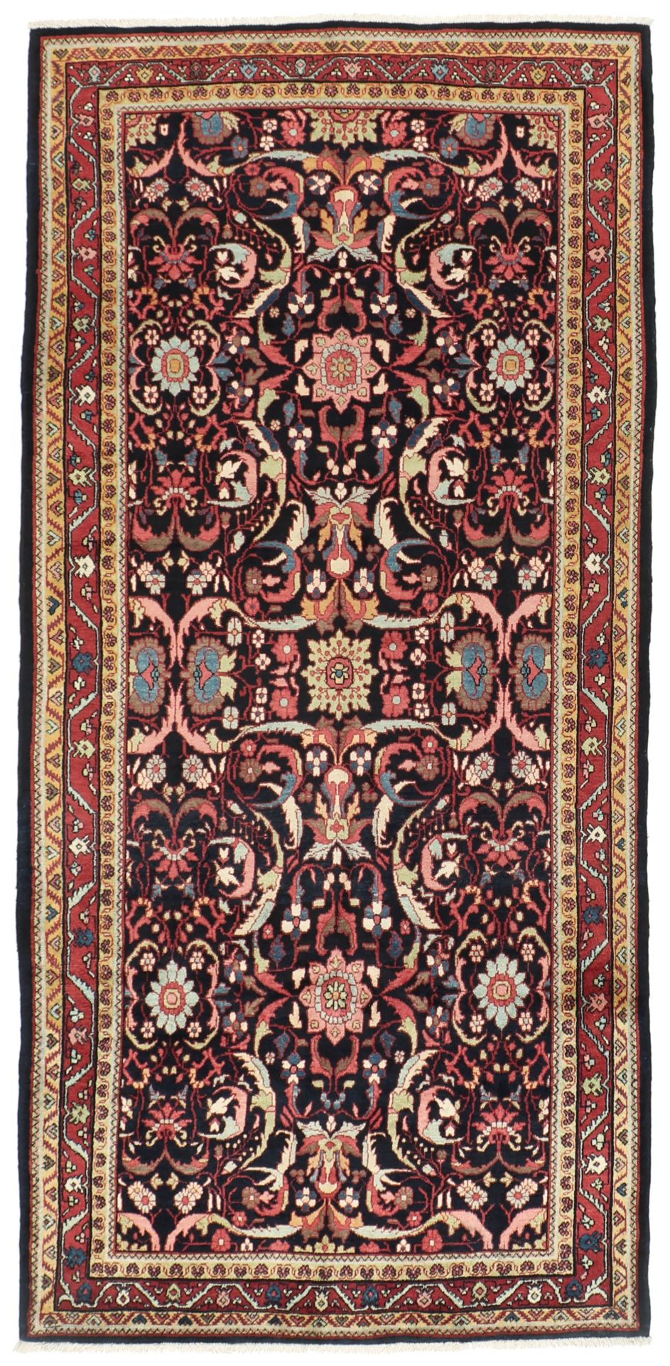 Perserteppich Sarough 153 x 315 cm Schurwolle handgeknüpft