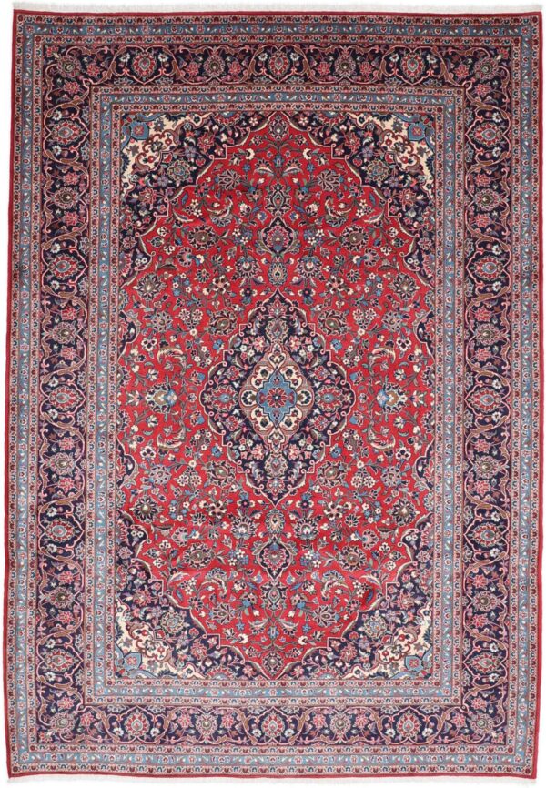 Perserteppich Kashan 250 x 357 cm Schurwolle handgeknüpft