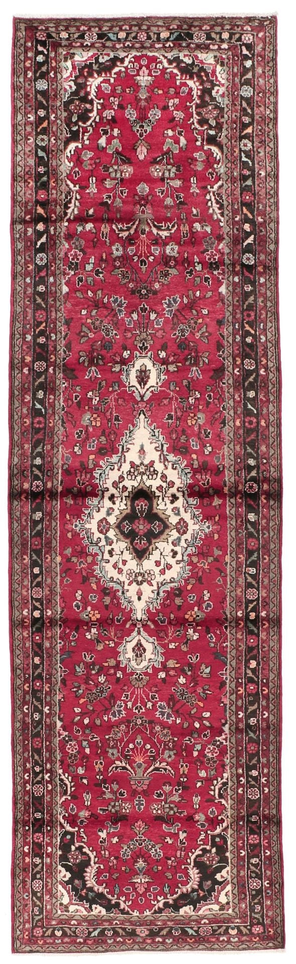 Perserteppich Hamadan 102 x 380 cm Schurwolle handgeknüpft