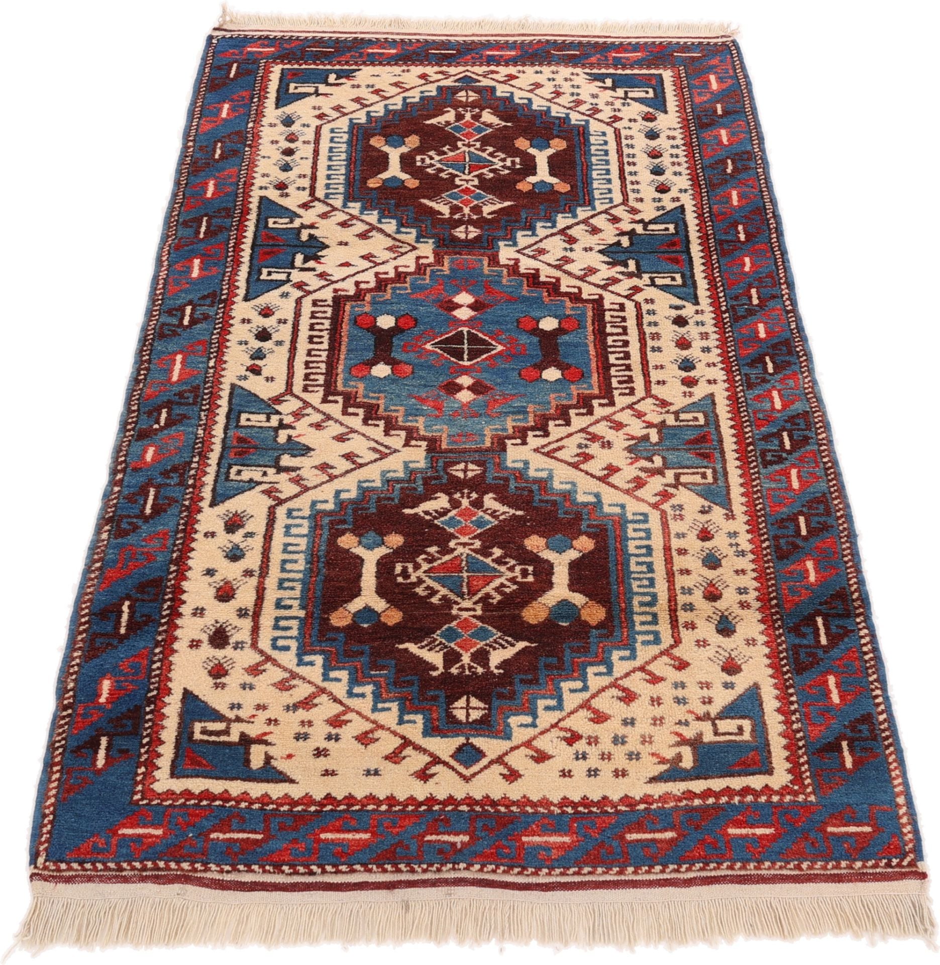 Perserteppich Kars 176 x 102 cm Schurwolle handgeknüpft